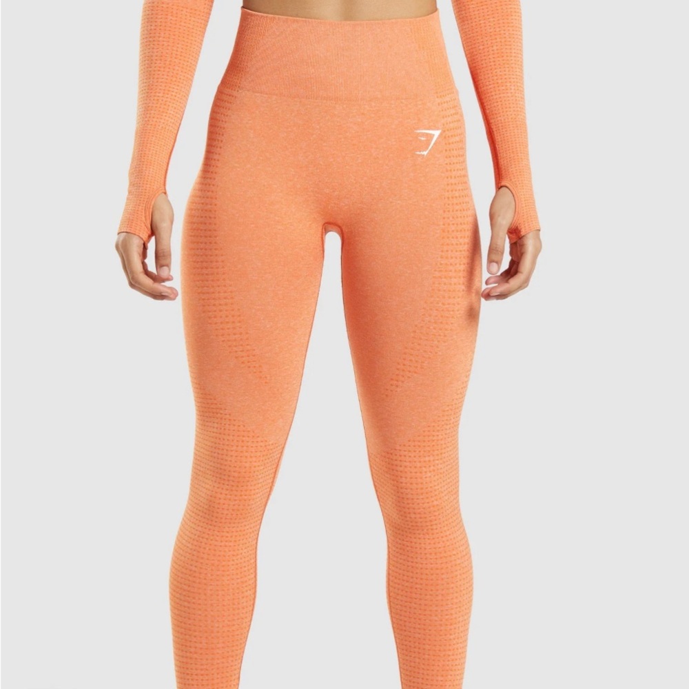 Orange Gymshark Leggings - Picture 1 of 4